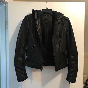 BCBG leather jacket
